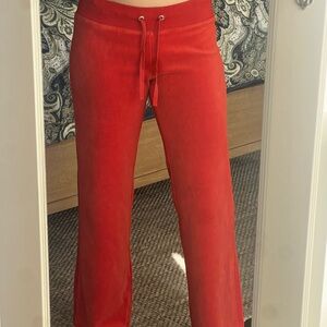 Comfort Zone Orange Velour Pants